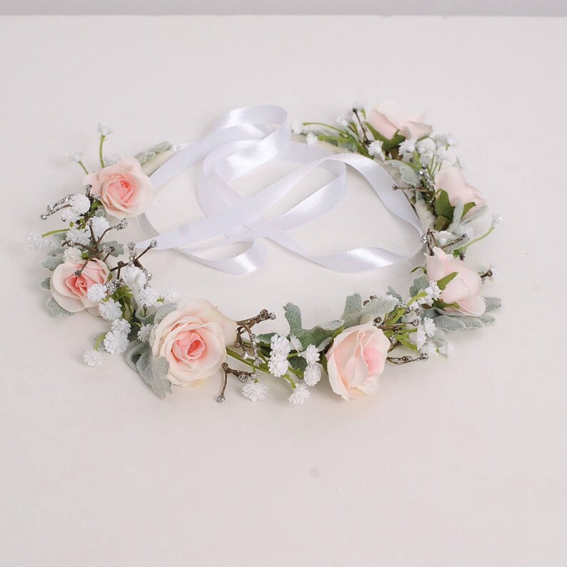 rose floral crown