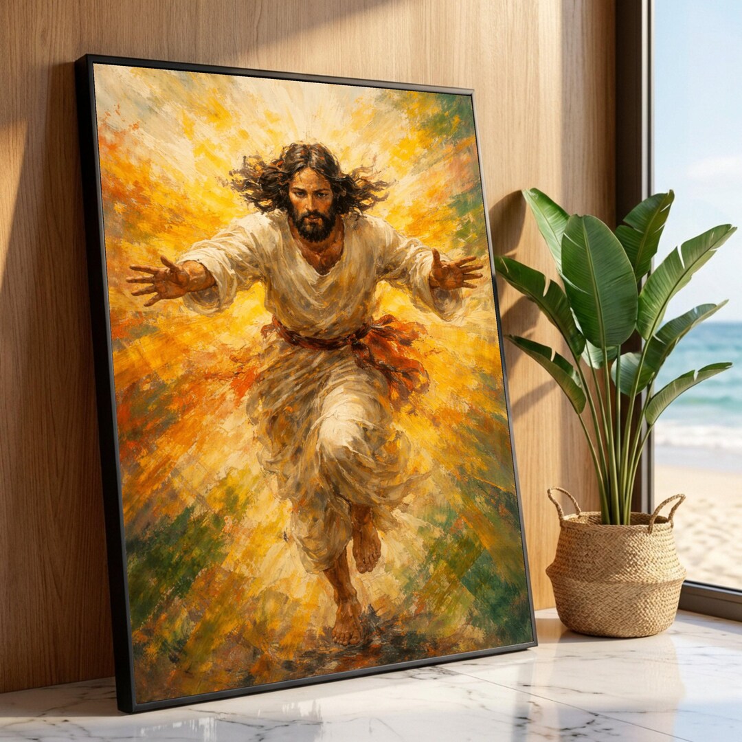 Jesus Christ Portrait Canvas, Spiritual Wall Art, Religious Canvas ...