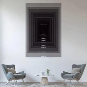 Bold Red Abstract Canvas Wall Art, Mark Rothko Style Painting, Modern Expressionist Canvas, Contemporary Home Decoration, Luxury Home Decor image 8