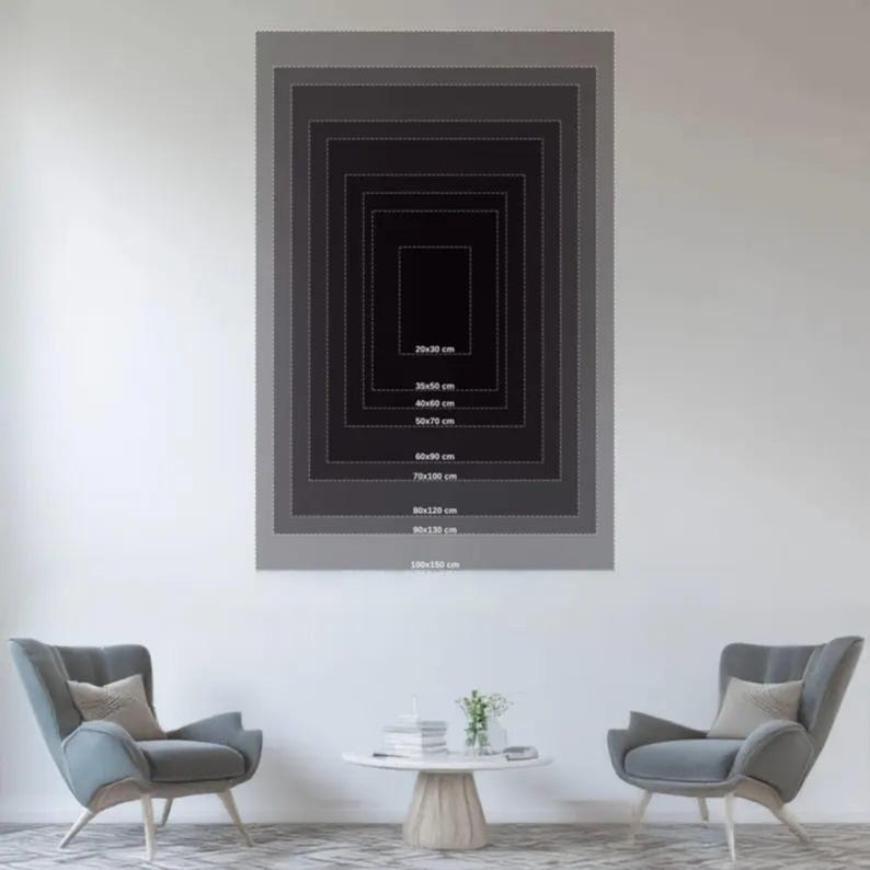 Bold Red Abstract Canvas Wall Art, Mark Rothko Style Painting, Modern Expressionist Canvas, Contemporary Home Decoration, Luxury Home Decor image 8