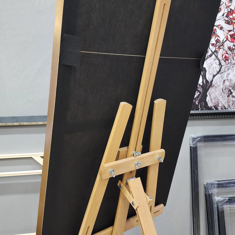 Bold Red Abstract Canvas Wall Art, Mark Rothko Style Painting, Modern Expressionist Canvas, Contemporary Home Decoration, Luxury Home Decor image 9