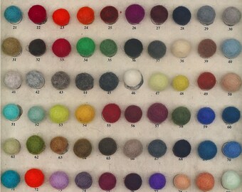 Felt Color Chart