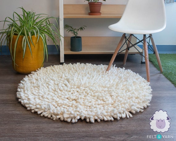 9 Colors | Three-Dimensional Puzzle Felt Rug