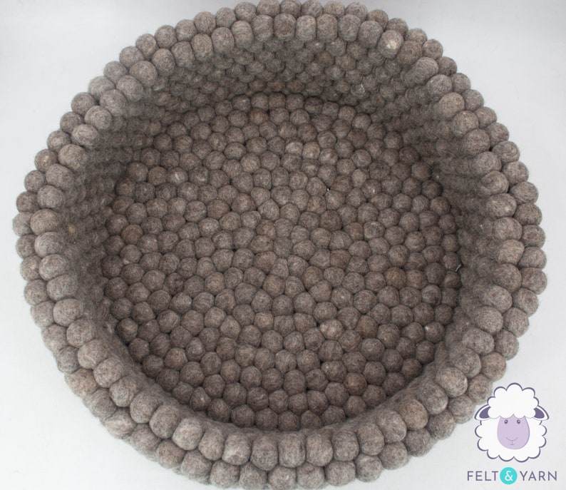 50cm Wool Felt Dog Bed Felt Dog Couches Felt Dog House Etsy Canada