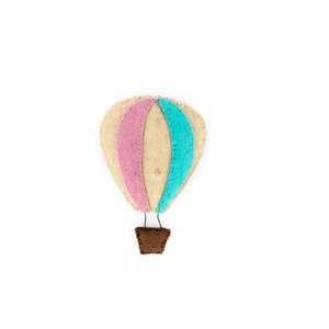 15cm Felt Hot Air Balloon Craft Crib Nursery Mobile Travel Nursery Decor Unisex Baby Gifts image 6