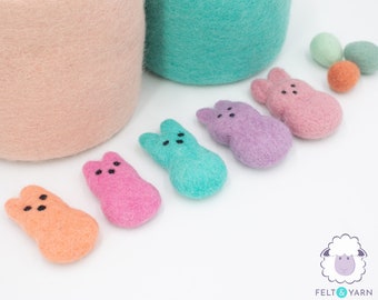 50 Pieces | 7cm Felt Bunny | Crafts For Kids | Felt Easter Gifts | Fair Trade | 100% Wool and Handmade  | FREE SHIPPING