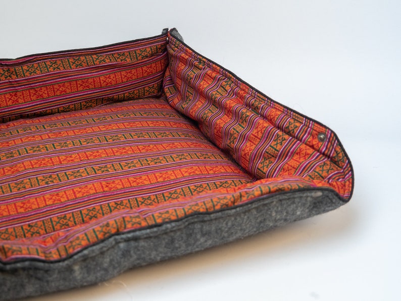 45cm Wool Felt Dog Bed Best Dog Beds Felt Sheet Dog Bed Etsy
