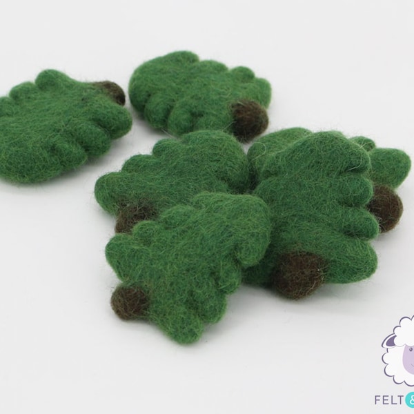 Mini Felt Christmas Tree | Mini Christmas Ornaments | Holiday Home Decor Craft: READY TO SHIP