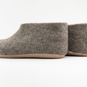 Handmade Wool Felt Ankle Boot for Comfy Indoor and Outdoor Wear image 4