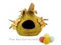50cm Wool Felt Jungle Mushroom Design Cat Bed | Felted Cat Bed | Felt Pet House | Fair Trade | 100% Wool and Handmade product logo