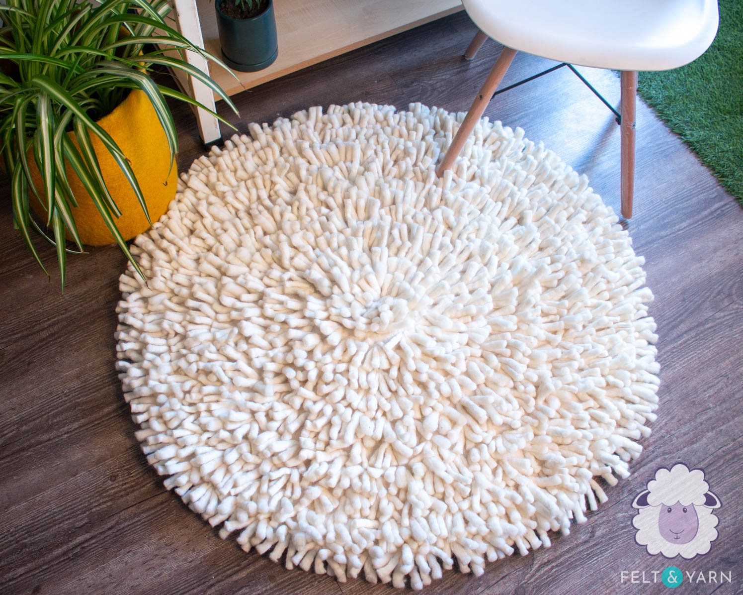 mikanueverydaybag shaggy cotton rug 【公式通販】