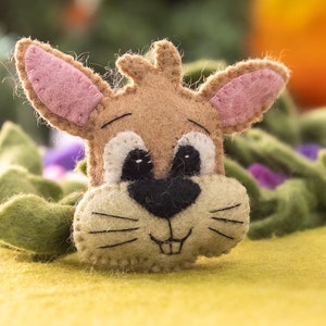 Felt Goofy Easter Bunny Heads | Felt Easter Crafts for Kid's |  Easter Decorations | Easter Crafts for Kids