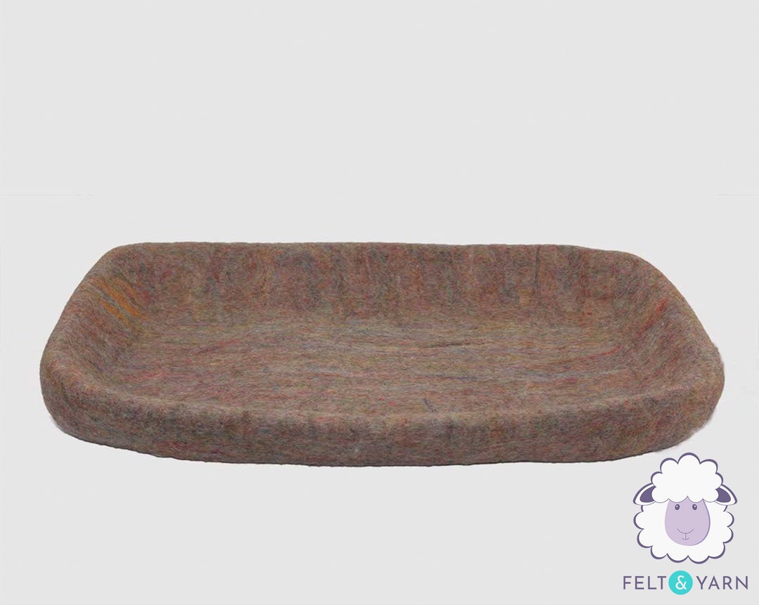 40cm, 60cm, and 70cm Wool Felt Dog Bed Best Dog Beds Felt Sheet Dog Bed