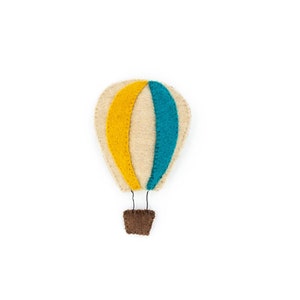 15cm Felt Hot Air Balloon Craft Crib Nursery Mobile Travel Nursery Decor Unisex Baby Gifts image 4