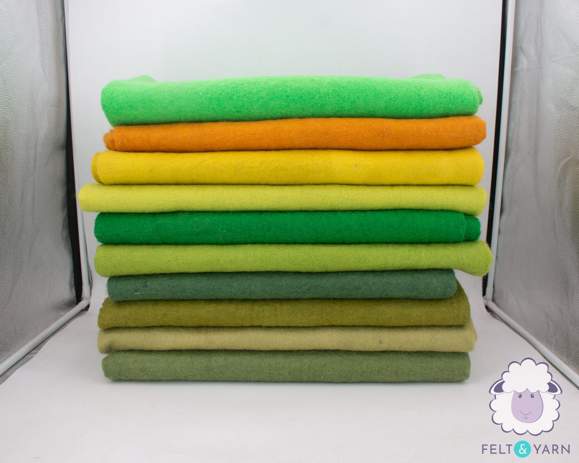 9x12 Wool Felt Bundle Comes in 10 Sheets of Hand Etsy