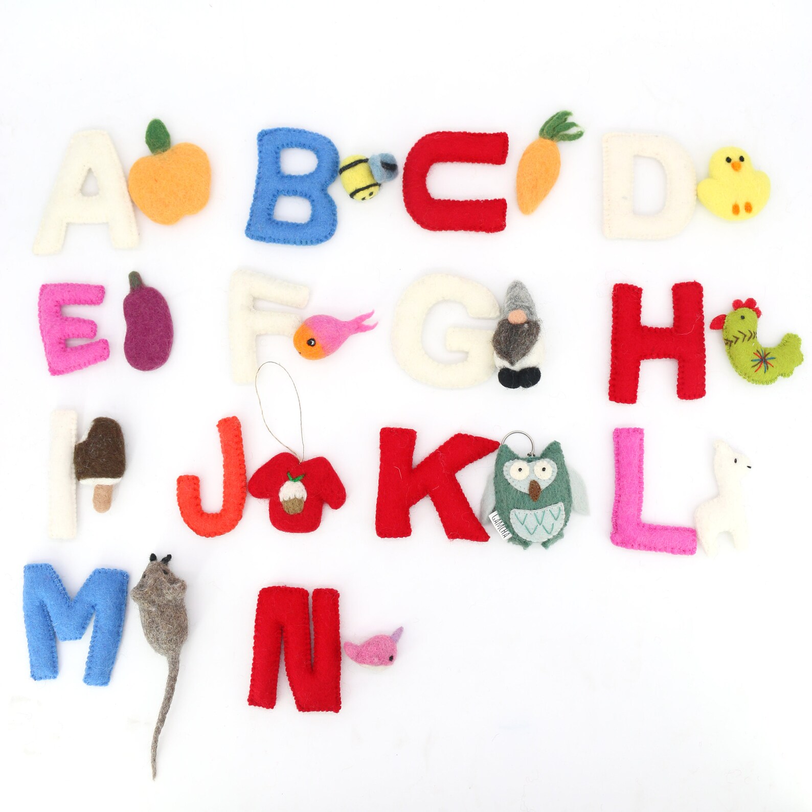 26 Alphabets Set 5cm 8cm 10 cm Wool Felt Alphabets Etsy