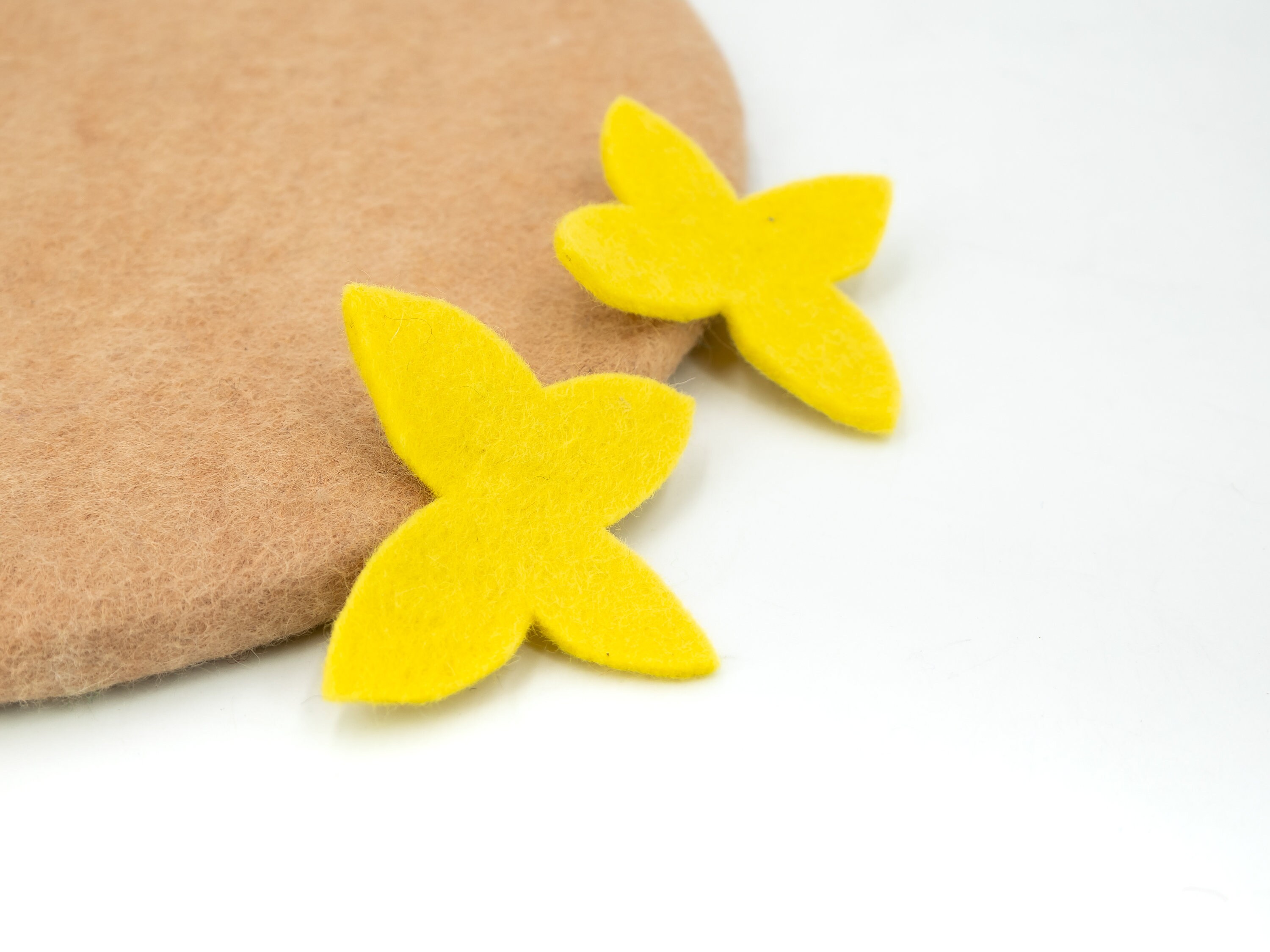 Felt Fly 25 Pieces Felt Sheet Butterfly Cute Felt Die Cut Butterfly for Sewing ...