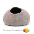 50cm Handmade Wool Cat Cocoon Bed / Cozy Cat Cave House product logo