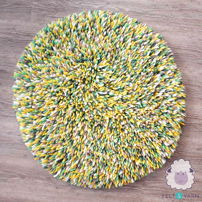 90cm Wool Felt Shag Rug Room Felt Shag Carpet Room Felt Etsy