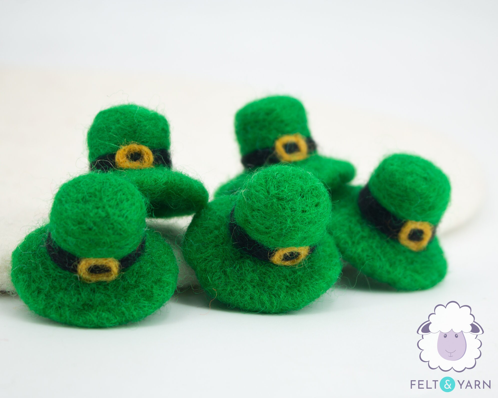 5cm Felt Leprechaun Hat Green Hat 