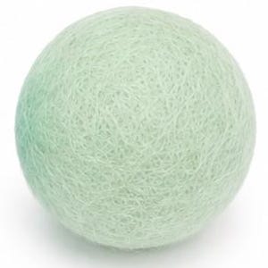15 Pcs Wool Felt Cat Balls | Handmade Eco-Friendly Felt Cat Toy Set | Interactive Cat Enrichment Toss Toys Robins Egg Blue Ball