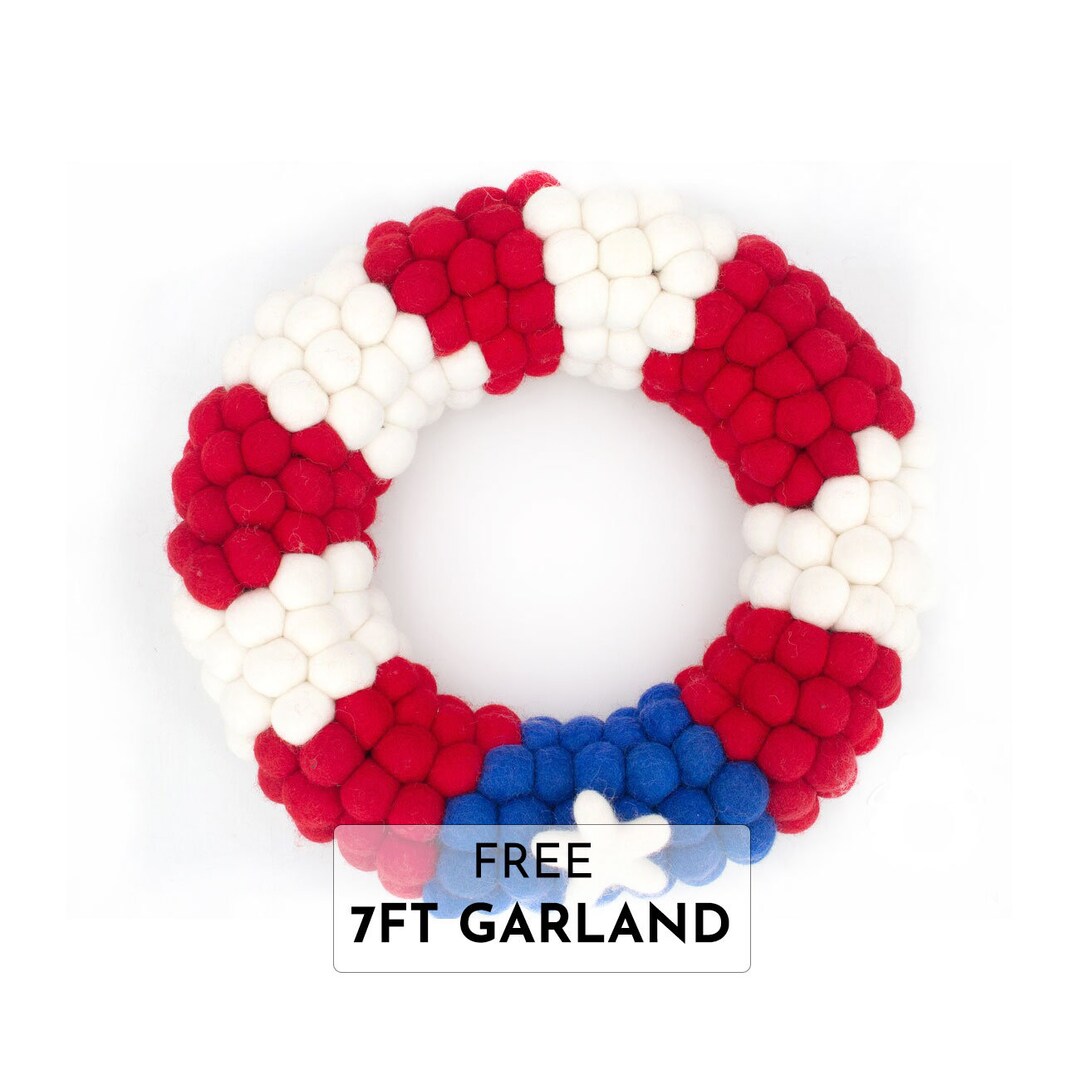 Miaikoe Herbst Türkranz Weiß - 18-Zoll Mit Kürbis Und Ahornblättern