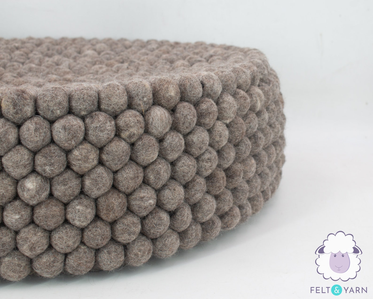 50cm Wool Felt Dog Bed Felt Dog Couches Felt Dog House Etsy Canada