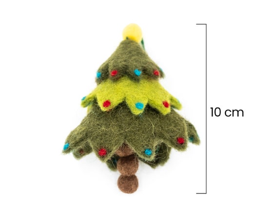 ミニフェルトクリスマスツリーオーナメント（大量購入） | クリスマス