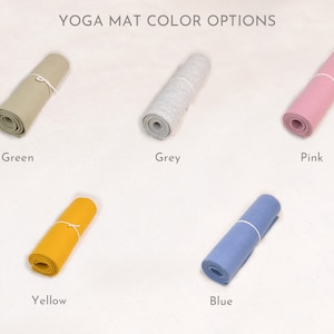 Wool Yoga Mat, Handmade & Natural Yoga Mat Eco-friendly Yoga Mat Free Shipping image 3