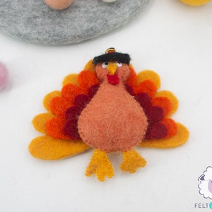 Wollfilz Thanksgiving Cool Türkei Für festliche Dekorationen Beginnt mit 15 Stück in einer Packung: Fair Trade & Ethisch hergestellt in Nepal