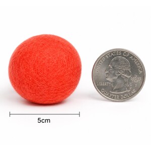 15 Pcs Wool Felt Cat Balls | Handmade Eco-Friendly Felt Cat Toy Set | Interactive Cat Enrichment Toss Toys image 4