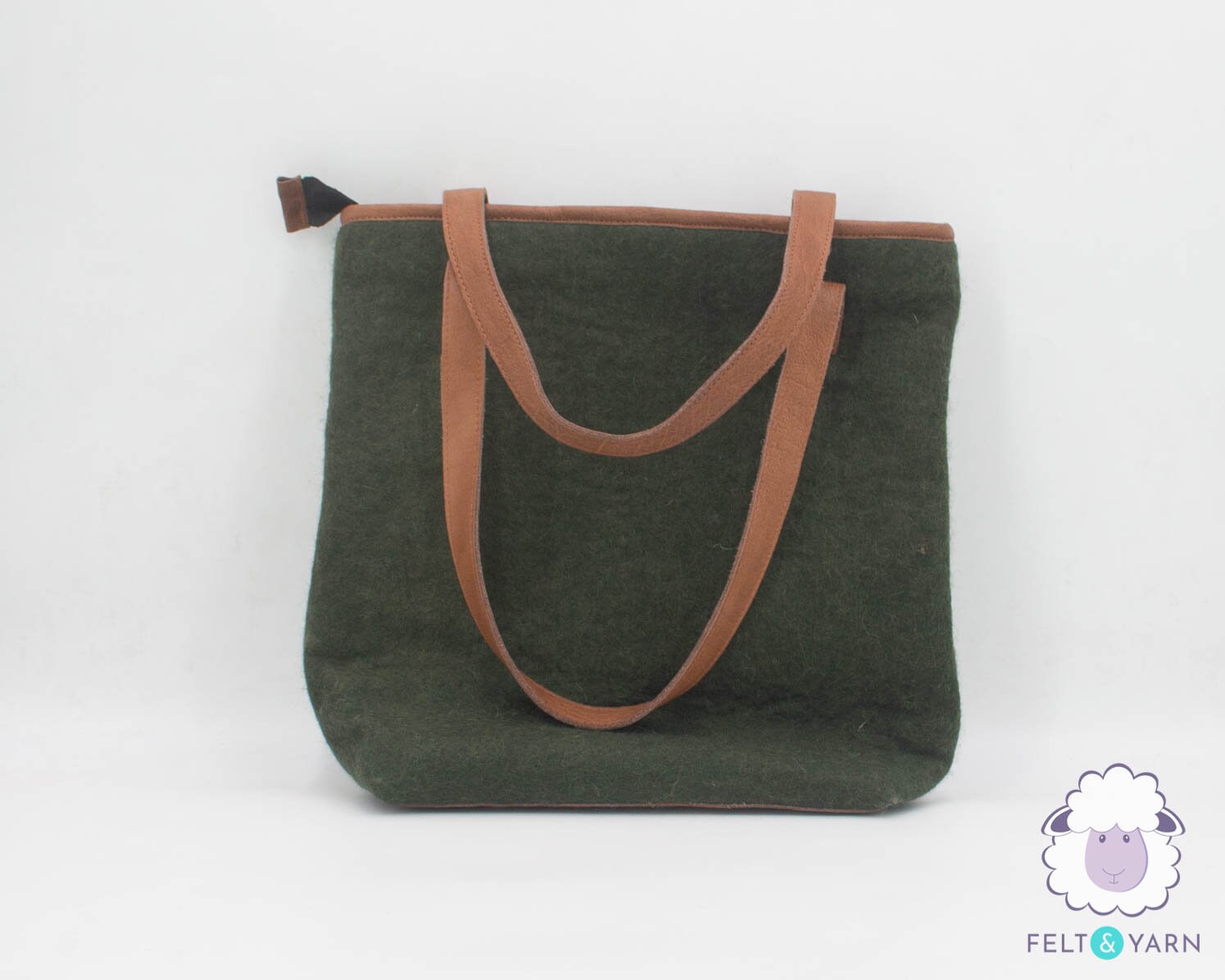 Minimalist Felt Purse, Felt Tote, Minimalist Tote Bag