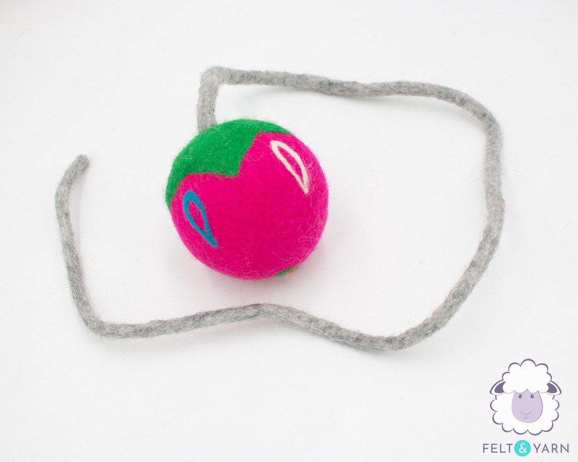 Rosa Tomate Hund Spielzeug handgemachte Haustier Seil Etsy