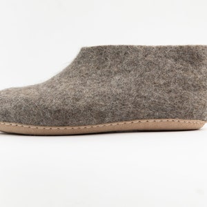 Handmade Wool Felt Ankle Boot for Comfy Indoor and Outdoor Wear image 2