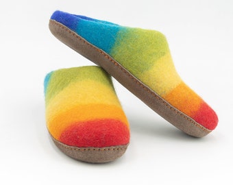 rainbow slipper