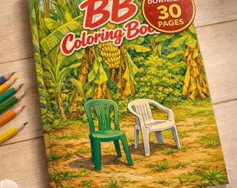 Libro para colorear de Bad Bunny: 30 páginas para fans (Descarga digital)