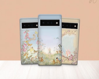 Fairy Phone Case Fantasy Fairycore Vintage Cover for Pixel 10 Pro Xl 9A 8 7 6 iPhone 17 16 15 14 13 Samsung S26 S25 Fe S24 Ultra A56 A16 A17