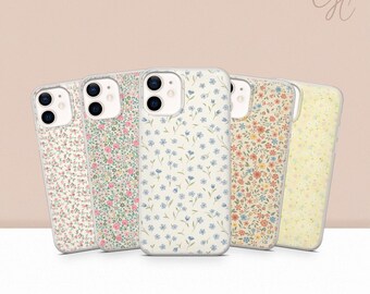 Ditsy Floral Phone Case Small Flowers Cover for iPhone 17 Pro Max 16 15 14 13 12 11 Samsung S25 Ultra S24 FE S23 S26 A56 A16 Pixel 10 9A