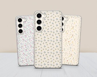 Ditsy Floral Phone Case - Small Flowers Cover for Samsung S26 S25 Fe S24 Ultra S23 S20 A37 A56 A16 A17  iPhone 17 Pro 16 15 14 Spring Flower