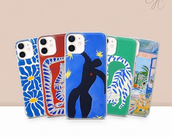 Henri Matisse Phone Case Abstract Matisse Art Cover for iPhone 17 Pro Max 16 15 14 13 12 11 Samsung S25 Ultra S24FE S23 S26 A56 A16 Pixel 10