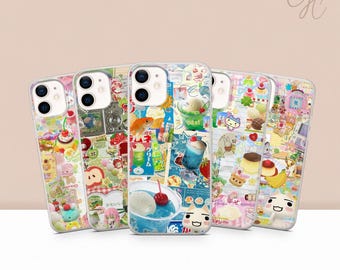 Decoden Phone Case Japanese Collage Y2K Cover for iPhone 17 Pro Max 16 15 14 13 12 11 Samsung S25 Ultra S24 FE S23 S26 A56 A16 Pixel 10 9A