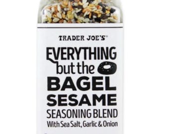 Mezcla de condimentos de sésamo "Everything But The Bagel" de Trader Joe's - Auténtica mezcla de especias de TJ's (1 unidad)