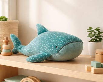 Peluche inspirée du requin baleine Jellycat Gobfrey - Cadeau animal en peluche fantaisie doux