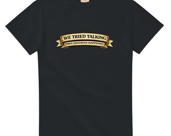 DnD T-Shirt | "Initiative Happened" Funny Dungeons and Dragons Tee | Tabletop RPG Gift for Gamers