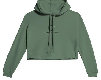 Felpa con cappuccio corta da donna / Bella + Canvas 7502