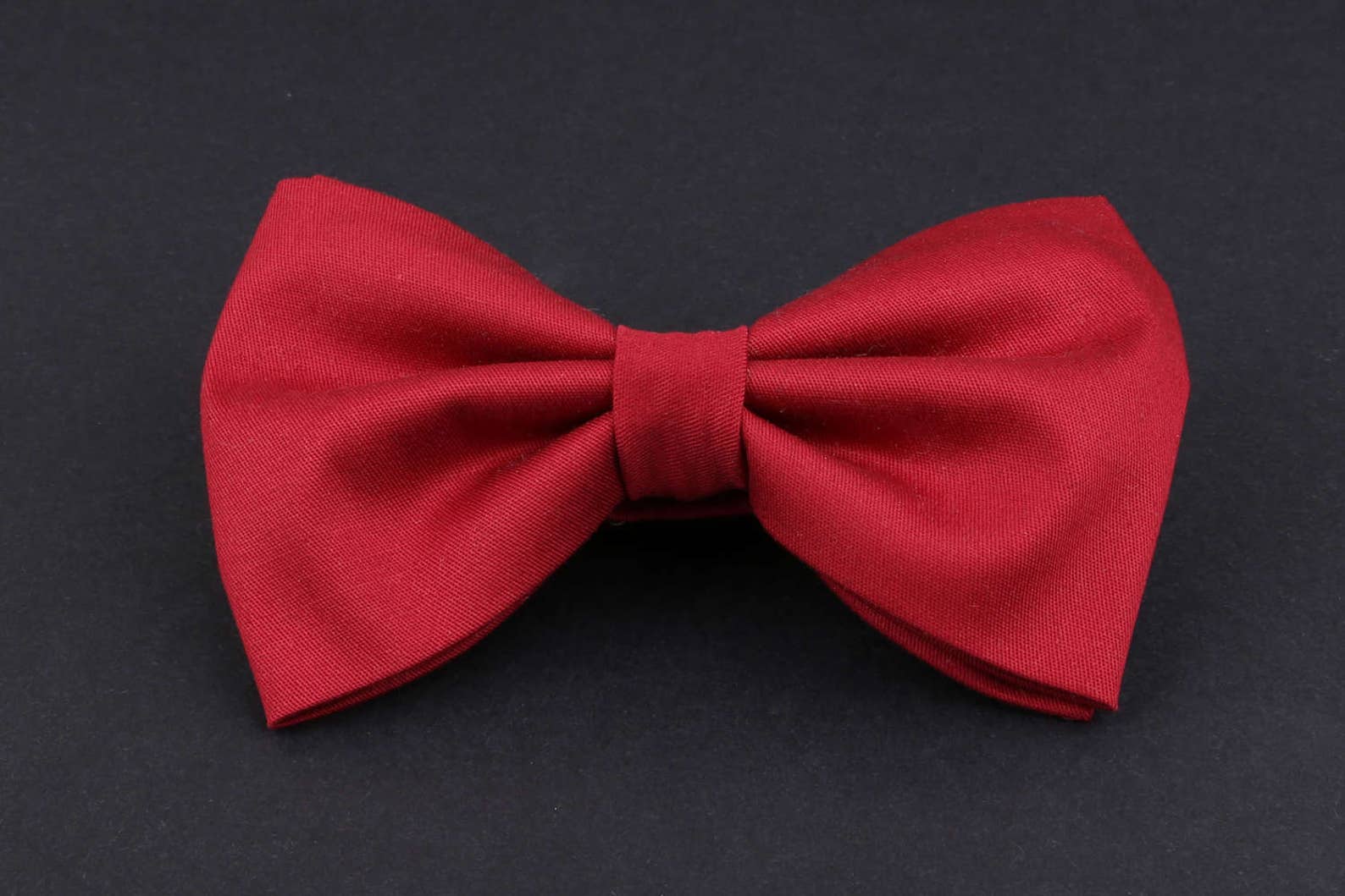 Red bow tie Burgundy tie Christmas necktie | Etsy