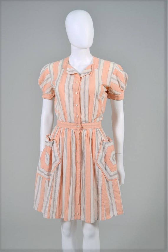petite Vintage 1940s Carlye junior dress dating fr
