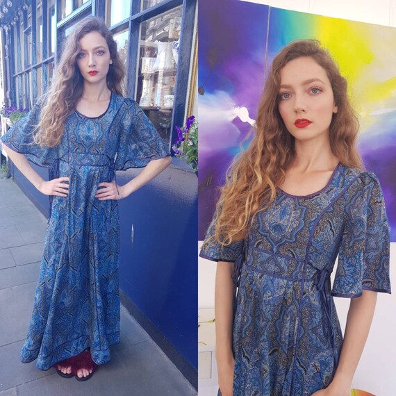 Beautiful RARE Blue vintage 70s AnnaBelinda Anna B