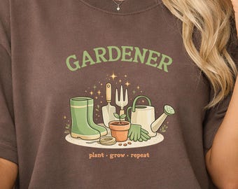 Gardener Plant Lover Graphic Top