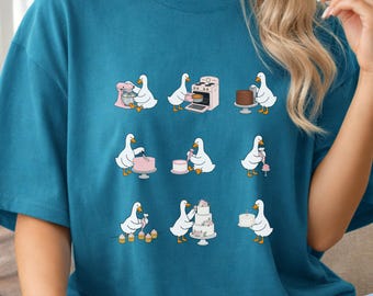 Silly Goose Cake Decorator Shirt | Funny Cake Artist Graphic Tee
